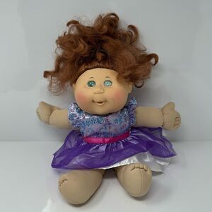 Cabbage Patch Girl Doll 2012 Jakks  Xavier Roberts*Brown Hair/Green Eyes*PA-07KB